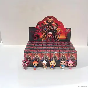 Stranger Things Keychain Surprise Collectibles Blind Box Decorative Doll Figure, 24pcs Collectible Toy Figures, Perfect Gift for Fans & Collectors