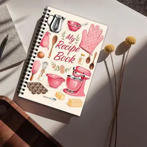 Kitchen Cooking Log Book, DIY Recipe Book, My Recipes Notebook, Perfect for Home Cooks, Organize Your Favorite Dishes Easily