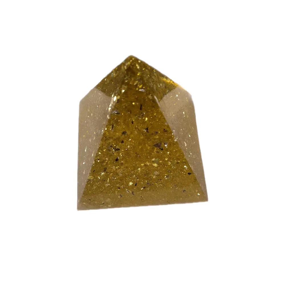 Medium Size Gold Flake Pyramid