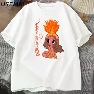 Karol G Tropicoqueta T Shirt Latina Music T-shirt Funny Graphic Tshirt Cotton Short Sleeve Comfortable Clothes Streetwear Tops