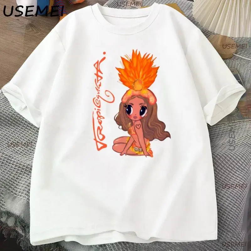 Karol G Tropicoqueta T Shirt Latina Music T-shirt Funny Graphic Tshirt Cotton Short Sleeve Comfortable Clothes Streetwear Tops