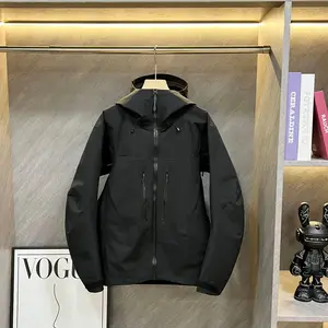 Men's and women's outdoor hardshell windproof and waterproof jacket, with down lining, workwear