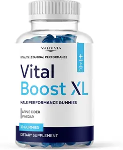 VitalBoostXL Gummies - Official Vital Boost XL Gummys Advanced Premium Formula Maximum Strength, All Natural Daily Vitamins for Overall Wellness, 30 Gummies for 1 Month