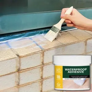Waterproof Sealant, Clear Leak Proof Sealant Gel, Easy To Apply Waterproof Sealant for Bathroom, Roof & Wall Repair, Compatible with Various Surfaces, Hydrophobic Sealant