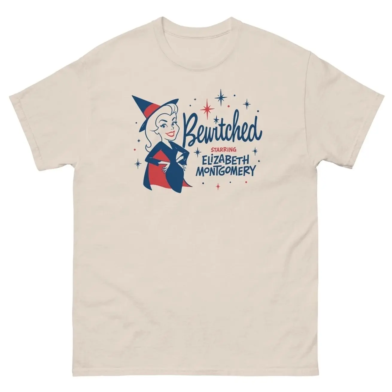 Bewitched Retro TV Show Witch Graphic T Shirt Classic 1960s Sitcom Tee 6