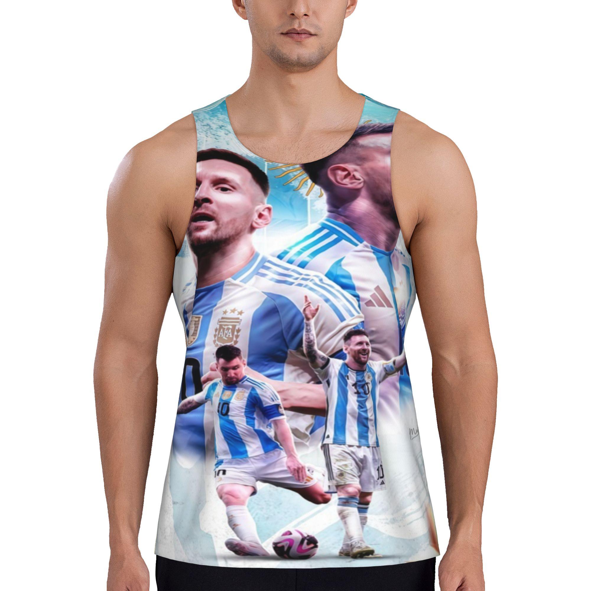 Messi Argentina 10 World Cup Champion Graphic Sleeveless Shirt