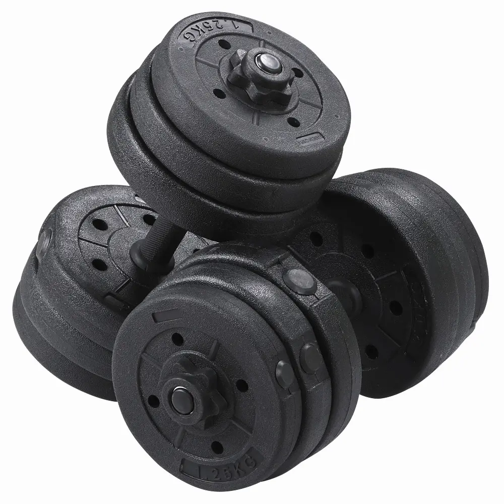Costoffs 44 LBS (22LBS Pair) Adjustable Dumbbells Weight Set Exercise & Fitness Equipment w/ 4 Spinlock Collars for Women & Men Home Gym Strength Training