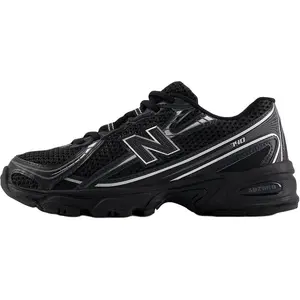 New Balance NB 740 Abrasion Resistant Low top Kids' Running Shoes Black Teenagers GR740BM