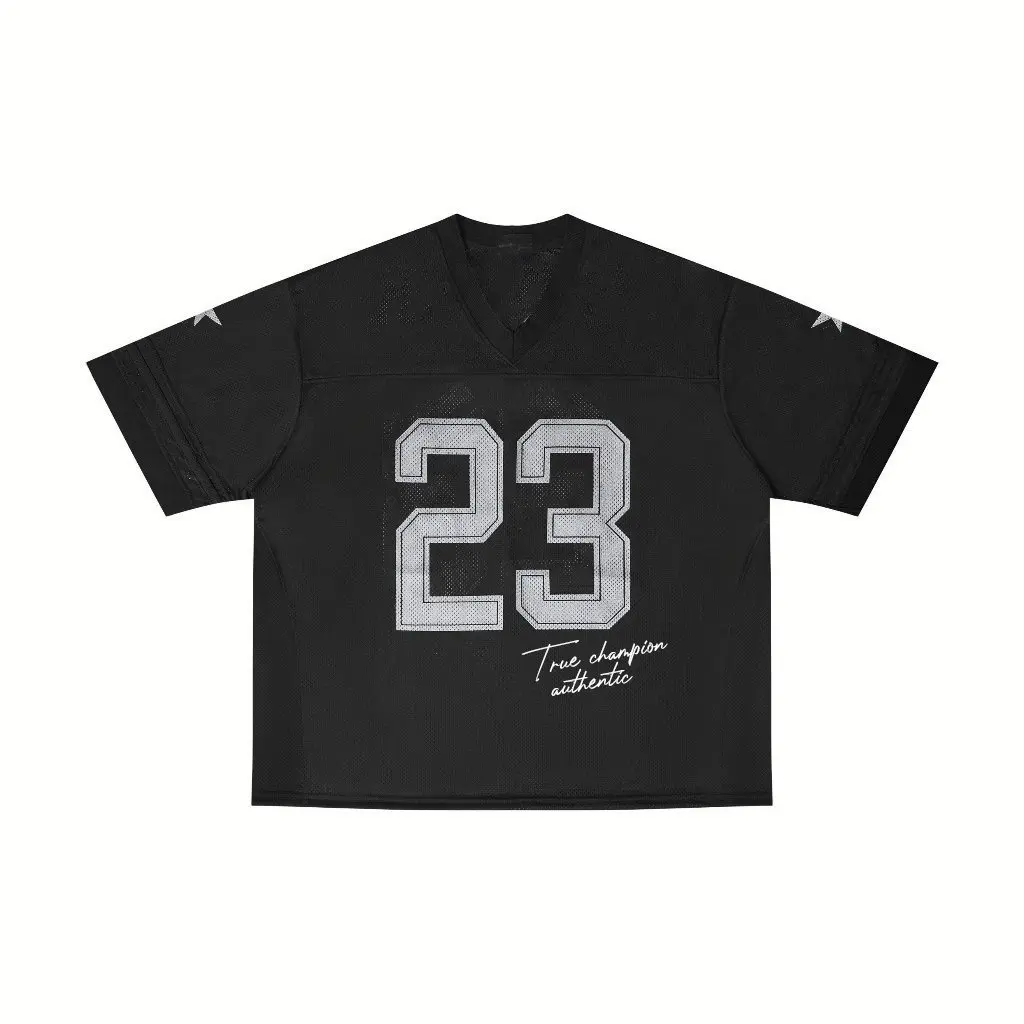 Champion Football Jersey Local Fredo - Black and White - Unisex