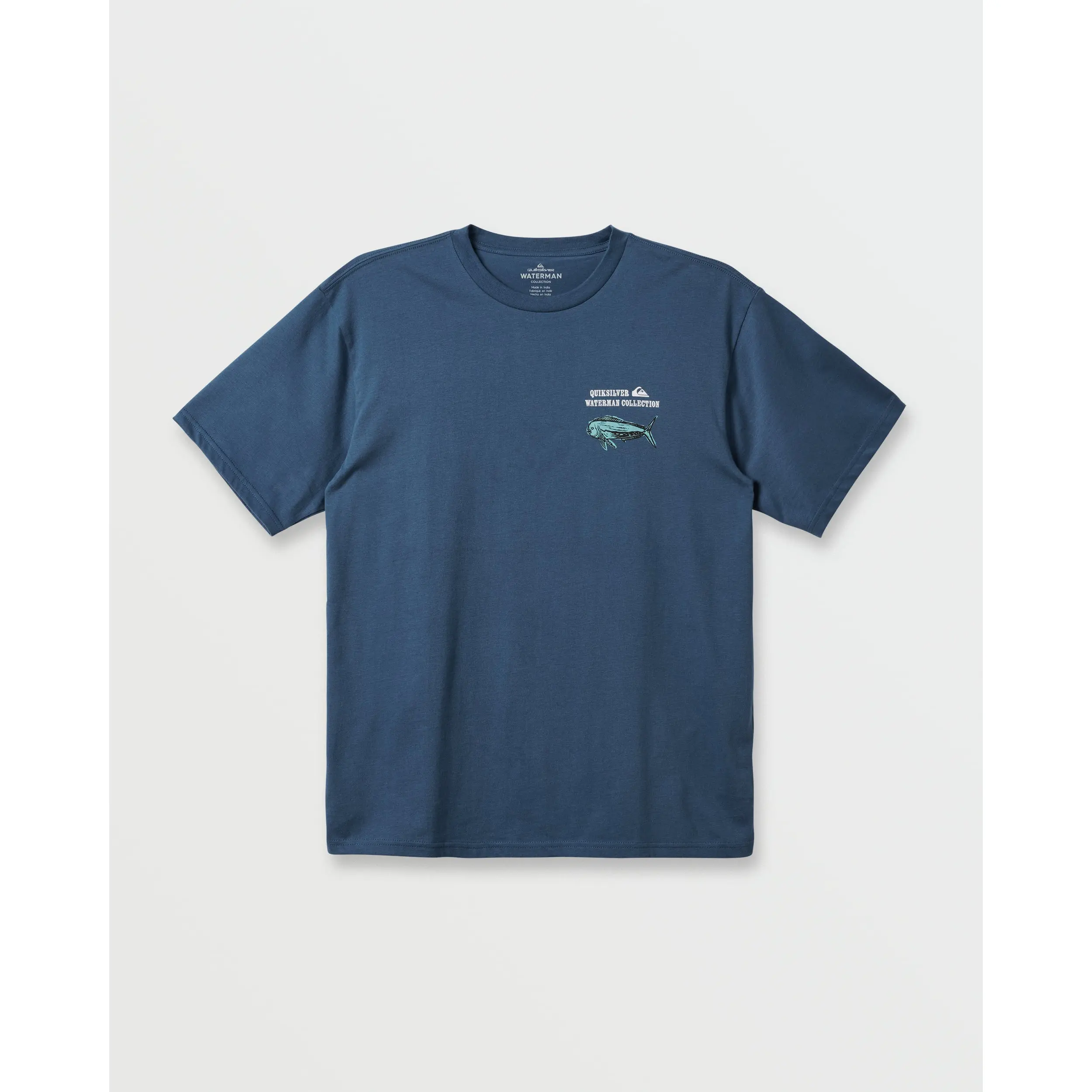 Quiksilver | Waterman Mahi Sandwich T-Shirt | Soft Hand Feel Short Sleeve | Summer & Everyday Wear Cotton Fabric