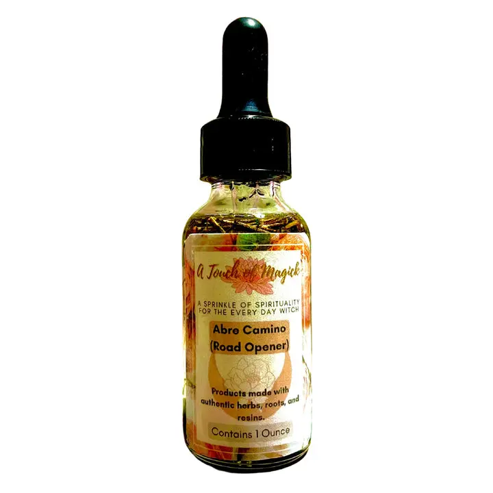 Abre Camino Aromatherapy Oil 1 Oz - Herbs Roots Resins Powders & Oils for Burners Candles Spells - External Use Only - Curio