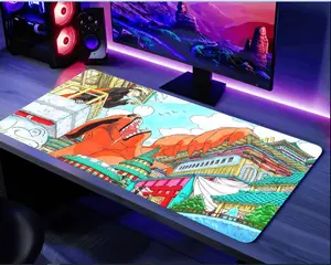 Kurana Desk Mat Manga Playmat Anime Mouse Pad Print Anime Game Mat Ninja Gaming Mousepad