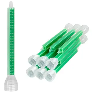 Static Mixing Nozzle Tip for Epoxy Resin Adhesive Cartridges, 1:1/1:2 Ratio, 10 PCS