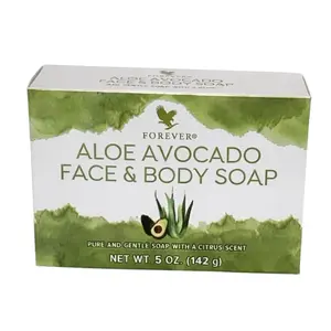 Forever Aloe Avocado Face & Body Soap with Citrus Scent for Gentle Cleansing and Hydration Natural Ingredients Vegetarian & Vegan Friendly Gluten Free