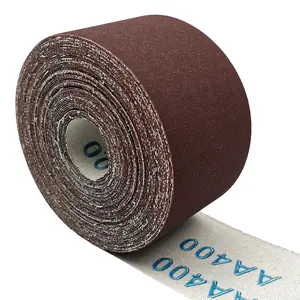 400 Grit Sandpaper Roll 2" 32.8 Feet Emery Cloth Roll Abrasive Sand Paper Roll for Wood Furniture Metal
