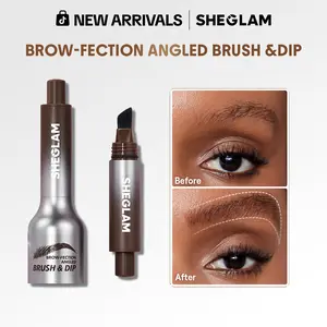 SHEGLAM Brow-fection Angled Brush & Dip-Chocolate Eyebrow Pencil Set Eyebrow Makeup Products-Effortlessbeauty- Coachella-mothersdaygift