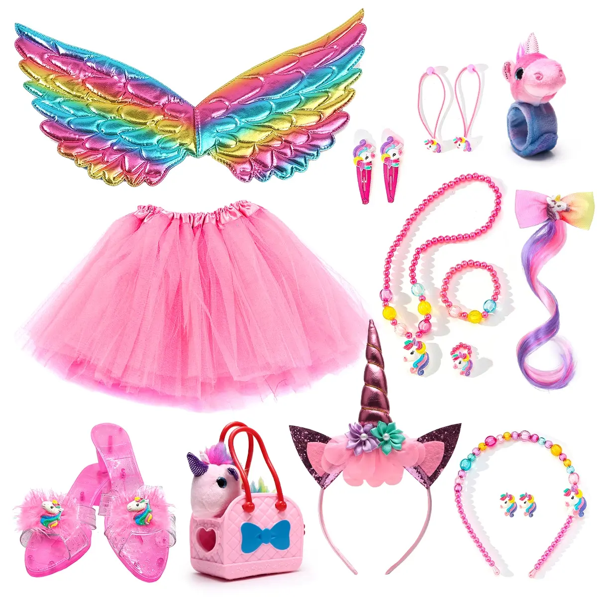 Unicorn Role Play Costume Set, Makeup Dress-Up Toy, Birthday Gift, Holiday  Present, Suitable for Ages 3+, Kids' Party Favors - TikTok Shop