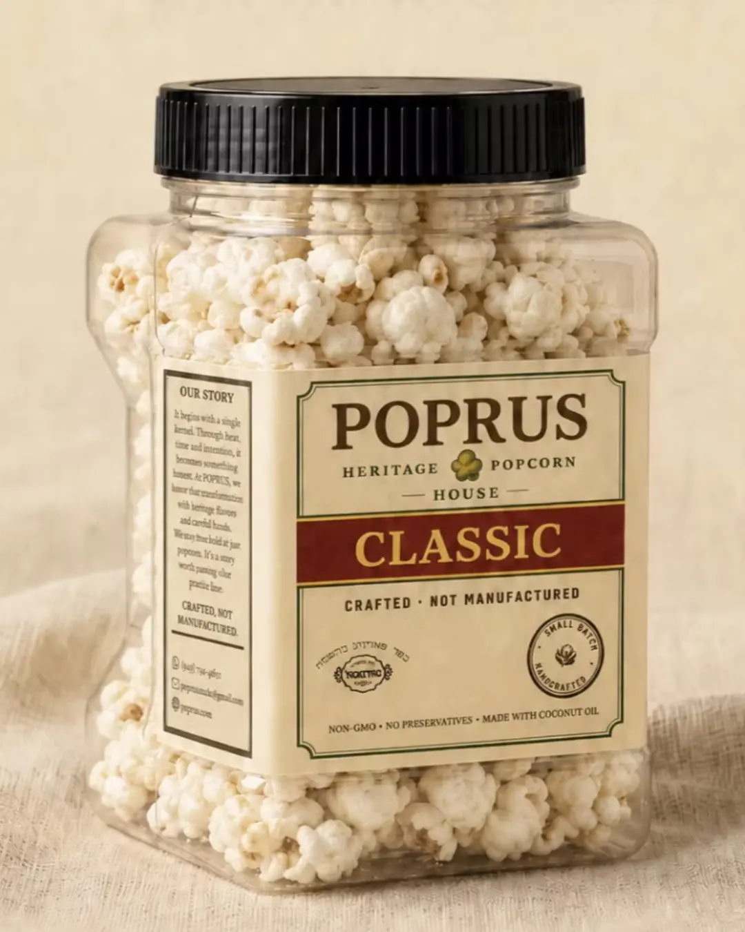 Poprus - Classic Flavored Popcorn