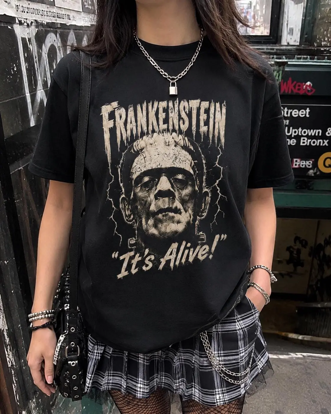 Comfort Colors Frankenstein Shirt, Vintage Horror Movie Tee, Classic Monster Graphic T Shirt, Old Hollywood Monster Shirt, Goth Punk Halloween Tee