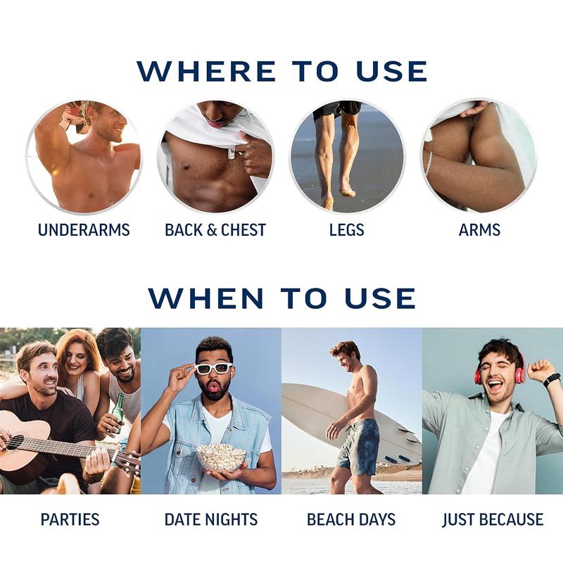 Veet Sensitive Skin Dermatologically Tested 13.5 Fl Oz. 5 Min Men's Hair Removal Gel Cream with Spatula For Body, Chest & Back Springtok Wax