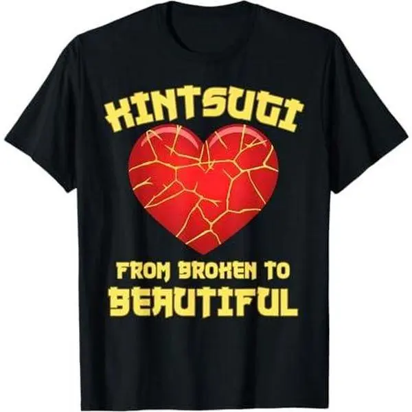 Kintsugi From Broken to Beautiful Japanese Repair Pottery T-Shirt