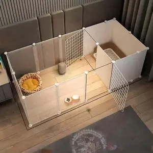 Pet Fence, Household Pet Cage, Indoor Small Dog Fence, Pet Supplies for Small Dogs, Dog & Cat Furniture for Home Use, Pet Gear, Kennel, Escape Proof Kennel, Litter Box Enclosure