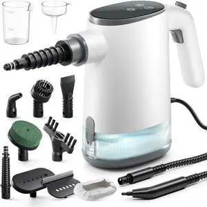 Handheld Steam Cleaner for , Portable Steamer Cleaner with 12 Accessories, 15S Fast Heat Up, Steam Adjustable, Hand Held Steamer for Cleaning Grout, Floor, Kitchen, Bathroom, Windows