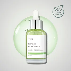 iUNIK Tea Tree Relief Serum 50ml | Calming & Hydrating Face Serum  | With Tea Tree Leaf Water 67% + Centella Asiatica Extract 19.5% | Soothes Irritation, Reduces Redness & Balances Oily, Sensitive Skin