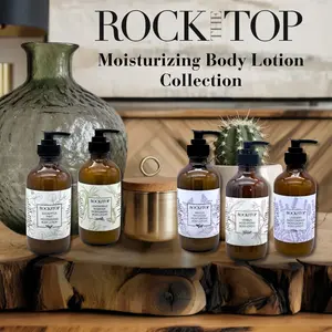 Rock the Top Moisturizing Body Lotion Collection - 8 Ounces of Body Moisturizers - Skin Care Product