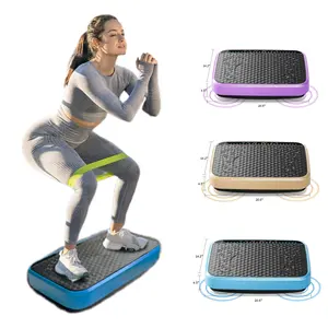 Vibration Plate Exercise Machine, Power Vibrating Plate for Lymphatic Drainage, Shaking Full Body Shaker Workout Vibrate Stand Shake Board Sport