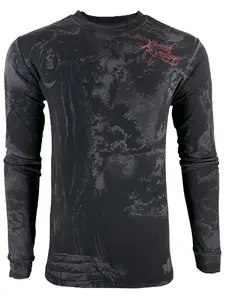 Xtreme Couture by Affliction Men's T-Shirt Rain Crewneck Menswear