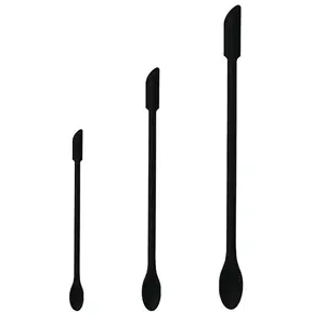 3-Piece Silicone Scraper Set, Large Medium Small, Empty Bottle Cleaner, Foundation Applicator, Shower Gel Spoon, Mini Cleaning Tool, Multipurpose Cleaning Tool, Silicone Squeegee