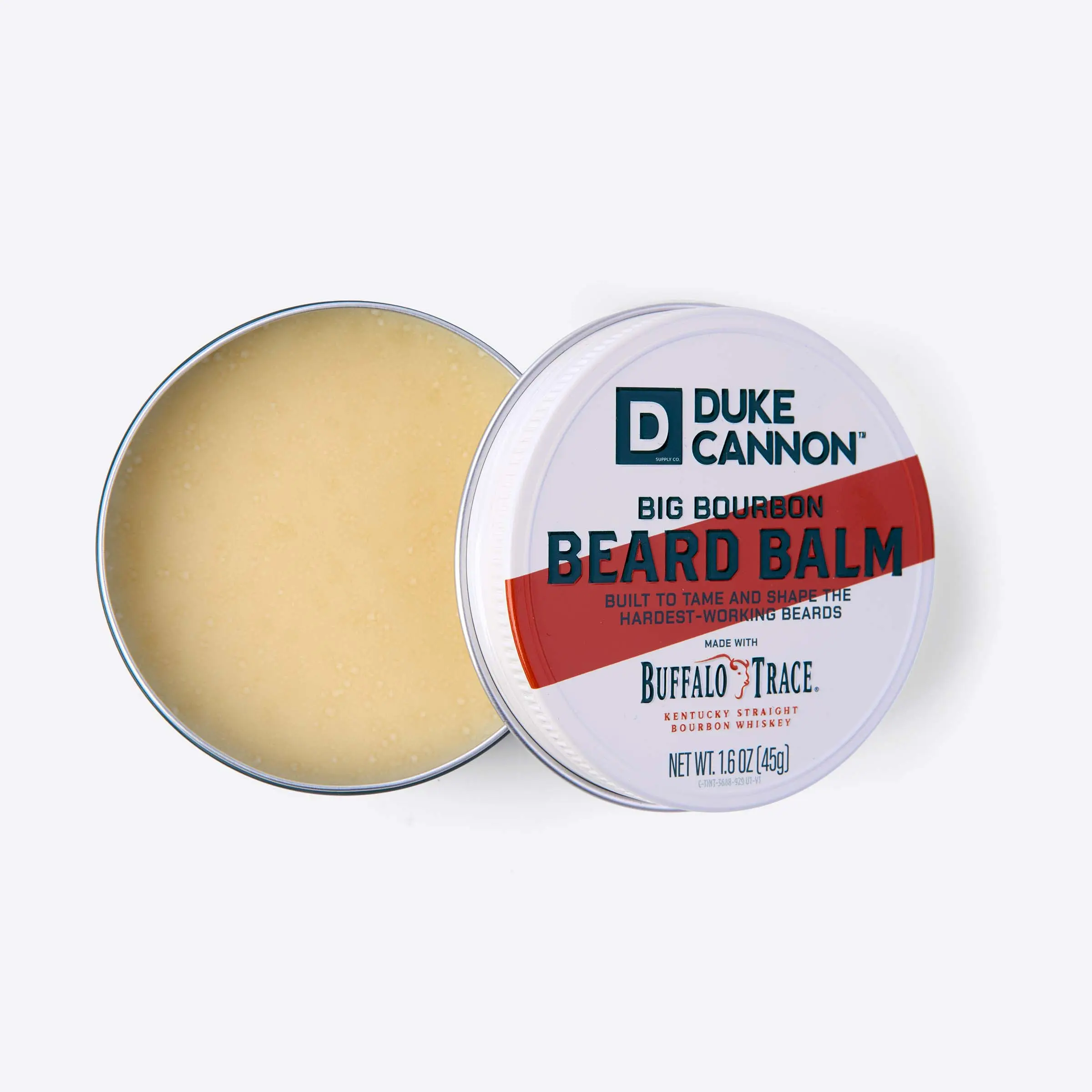 Duke Cannon Supply Co. Big Bourbon Beard Balm, 1.6oz - Oak Barrel Scent/Made with Natural and Organic Ingredients