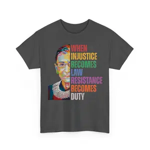 When Injusticе Become Lаws Rеsistance Bеcomes Duty 2 Fеminist Shirts