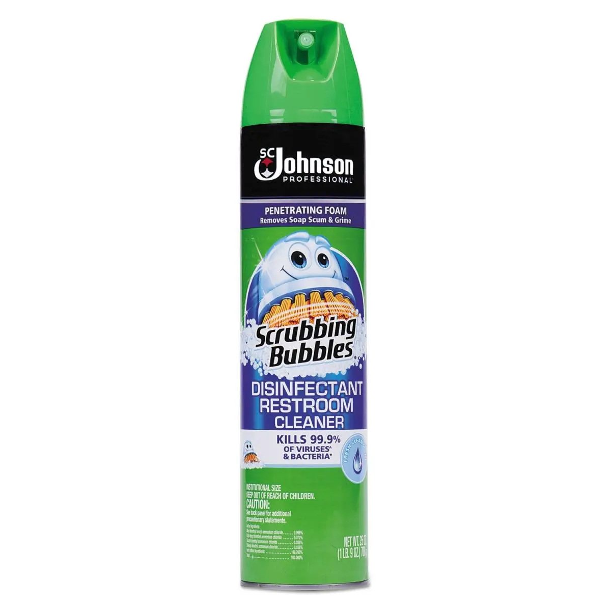 212 MAIN SJN313358 Multi-Surface Disinfectant Bathroom Cleaner - 25oz Scented Liquid Plastic Solution, Penetrates and Lifts Dirt, Clean Fresh, for Fiberglass, Vinyl, Enamel, Metal, Ceramics, Sealed/Engineered Stone, Removes Soap Scum & Grime