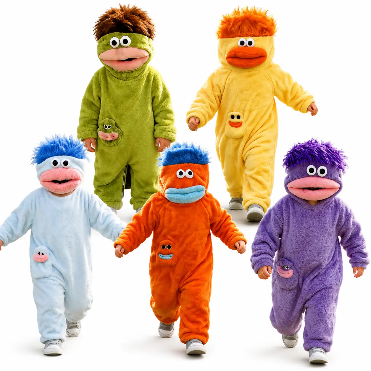 Kids Fleece Onesie Pajamas, Plush Animal Sleepwear Jumpsuit, Soft Warm Cozy Pajama Romper for Children, Cute Winter Loungewear Outfit Christmas Birthday Gift
