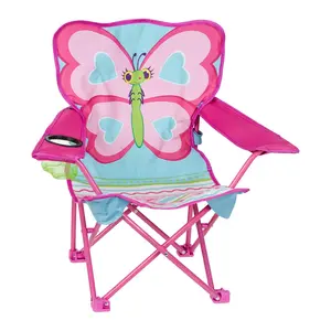 QVC Cutie Pie Butterfly Camping Chair, Sports & Outdoor Camping Furniture for Camp Use