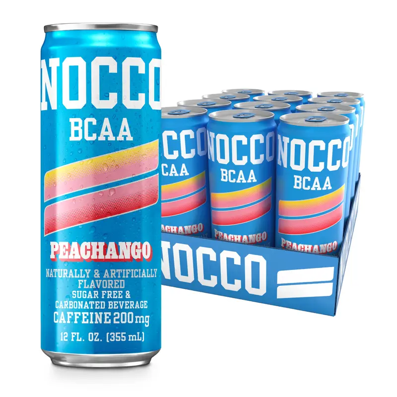 NOCCO BCAA Drink Apple Caffeine Free - 12 Fl Oz (Pack of 12) - 0mg
