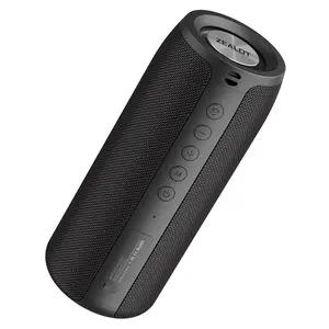 Zealot S51 10w Wireless Speaker, Portable Bass Boombox, Dual Pairing, 1800mah Battery, Loud Stereo Sound, Compatible with TF USB Card, Multifunctional Portable Speaker