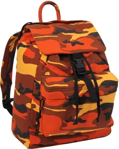 Savage Orange Camo - Canvas Daypack