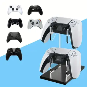 Universal 3-layer Controller Stand & Headphone Stand, Game Accessories for PS5 S4 Storage Stand, Controller Holder Headset Stand Game Accessory