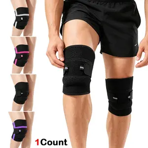 Unisex Knee Support Brace, Adjustable Compression Knee Sleeve for Running, Gym, Fitness, Sports, Comfortable & Durable Design