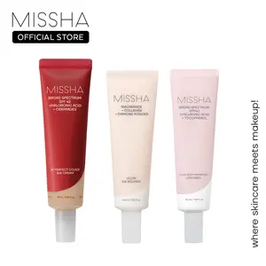 [MISSHA Official] Tiktok's Best BB Cream + Boomer Primer + Hydrating Sunscreen Trio