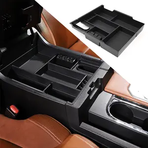 ABS Center Armrest Storage Box for Toyota Tundra Full Cover Car Seat Organizer Car Accessories Anti-Corrosion Fading Protection