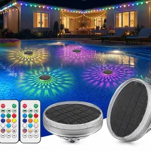 Solar Floating Light for Outdoor Pool, LED Night Auto on Day Auto Charge Off, Color Changing Pond Lamp, Water Float Lamp, Spa Lamp, Fountain Lamp, Pool Fountain Lights, Lighting