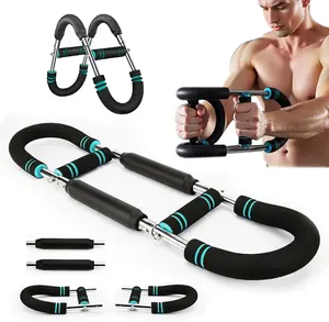 Twister Arm Trainer Arm Exerciser 80-110Lb,Adjustable Chest Expander Portable Power Twister, Arm and Chest Exerciser, Home Fitness Upper Body Workout Tool CalmBloom
