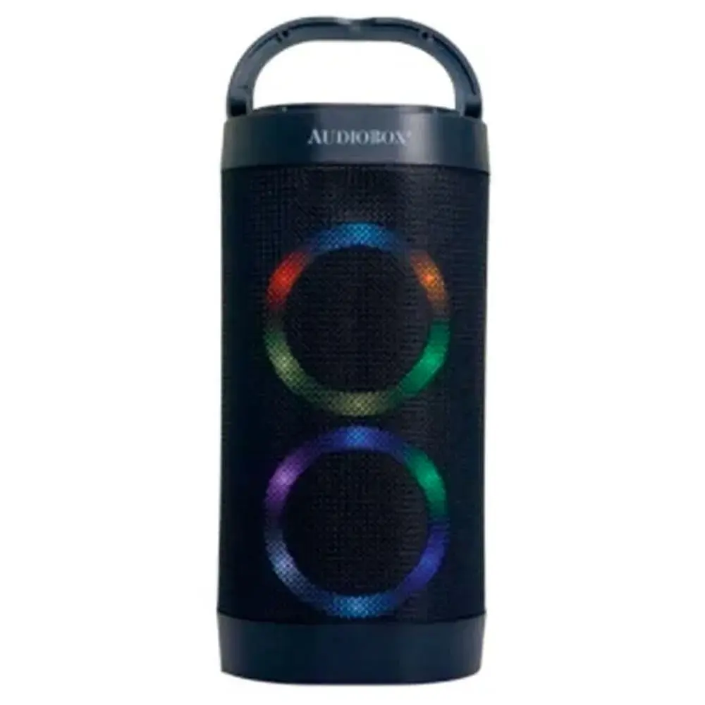 Audiobox SM30 Portable Bluetooth Speaker, Wireless Car Audio Device with 2-Ring Light, SD-USB Compatible, Bluetooth Speakers