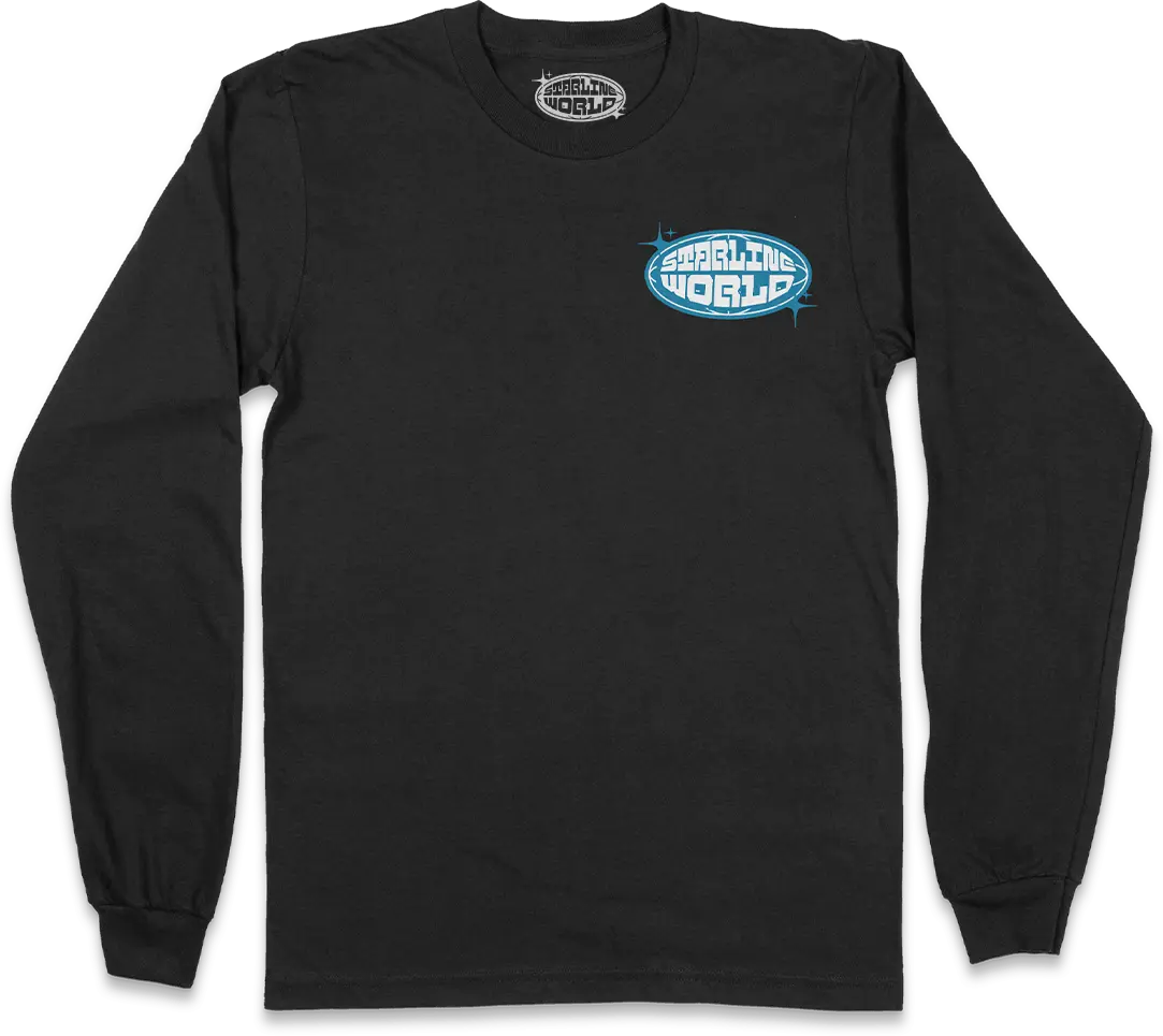 StarlineWorld (Black-Blue) Long Sleeve