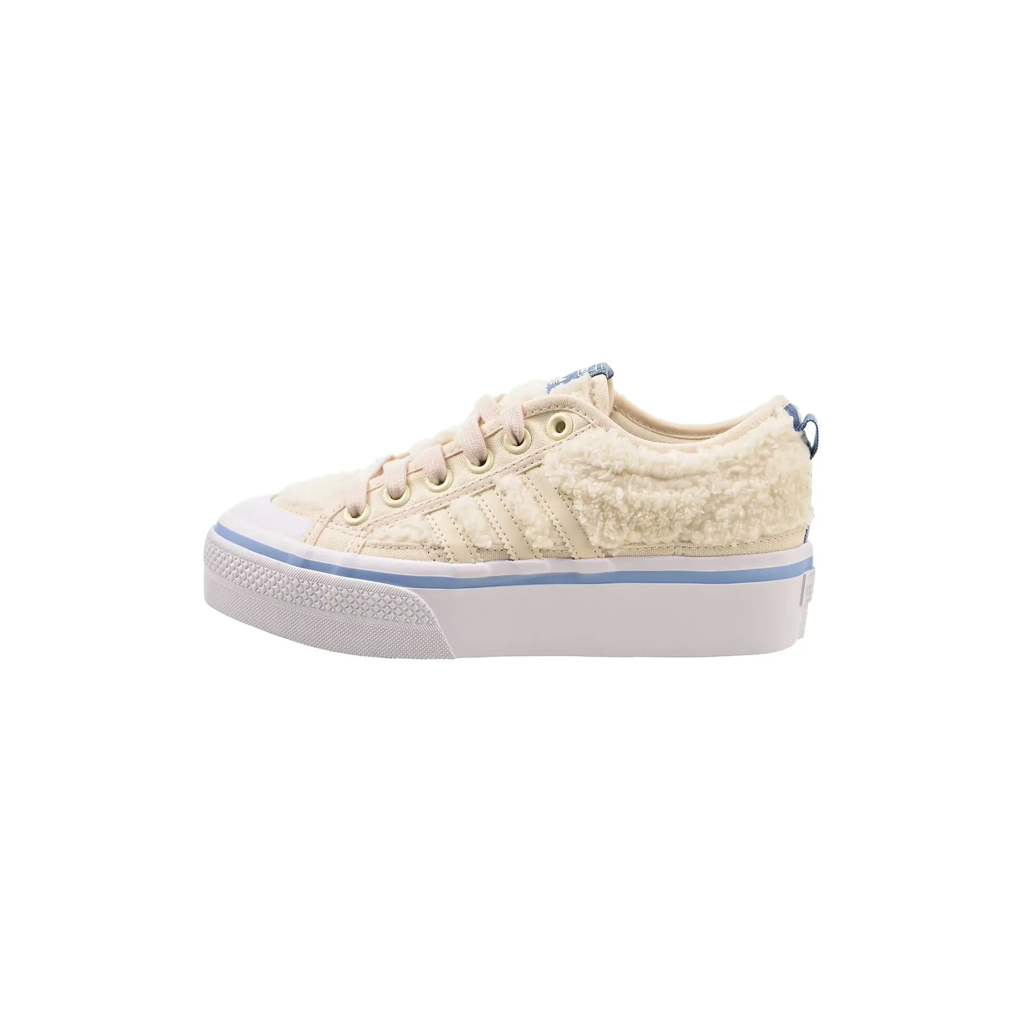 Nizza Platform Sherpa WMNS "Wonder White / Cloud White" H02698