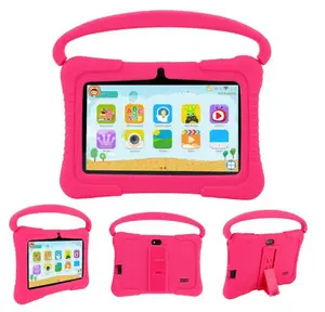 New upgrade 2.0 Kids Tablet, 7-inch Android 32GB WiFi Tablet for Toddler, Learning Tablet with IWAWA App, Children's Tablet with Silicone Case Graphics Cellphone Anti-drop silicone case,Great Holiday Gift for,  Kids